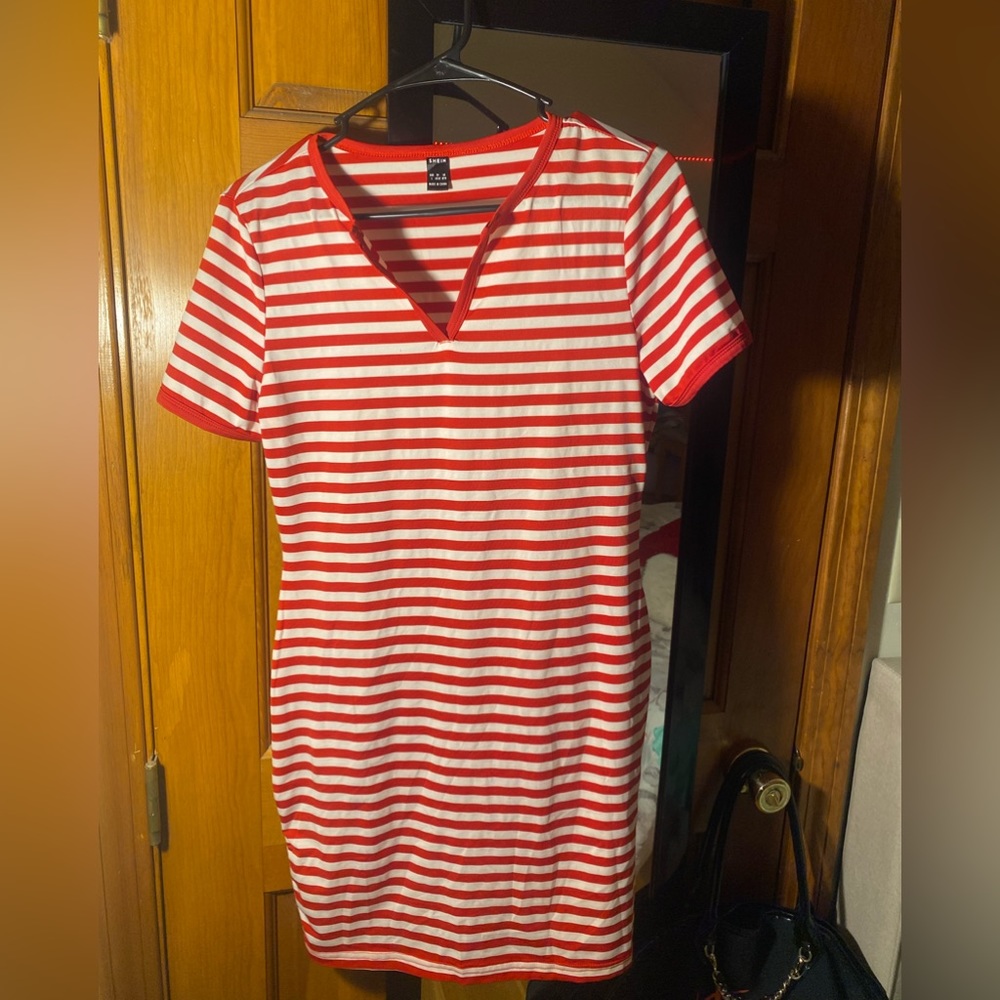 Red casual Dress